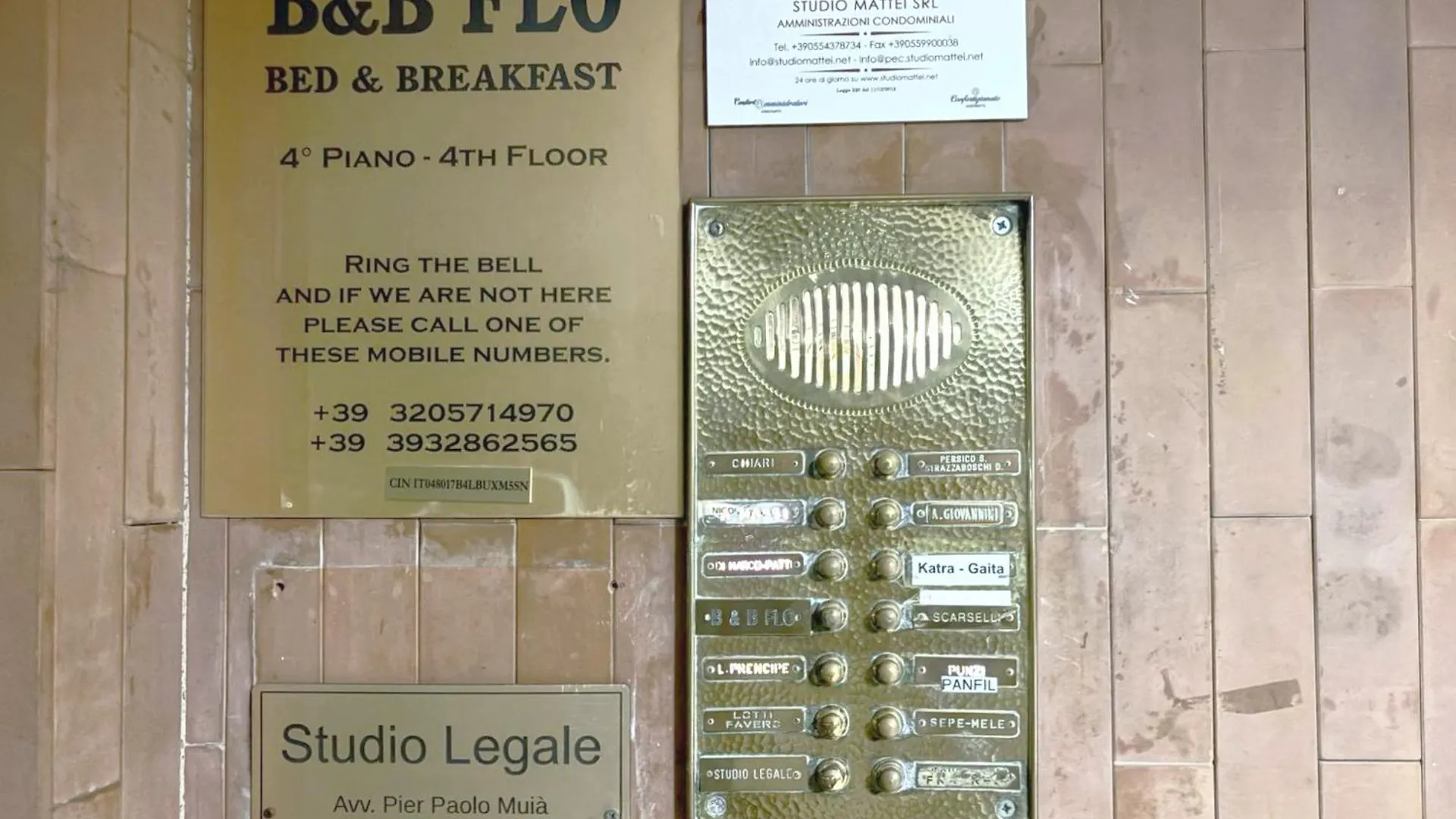 B&B Flo Florence Bed & Breakfast